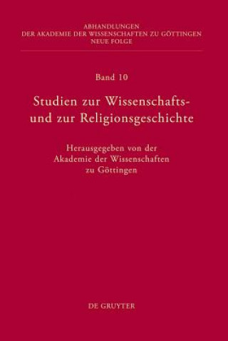 Kniha Studien zur Wissenschafts- und zur Religionsgeschichte Akademie der Wissenschaften