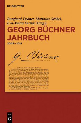 Könyv Georg Buchner Jahrbuch, Band 12, Georg Buchner Jahrbuch Burghard Dedner