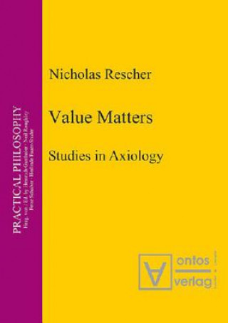 Knjiga Value Matters Nicholas Rescher