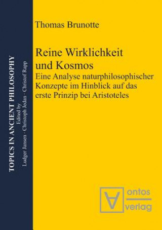 Książka Reine Wirklichkeit und Kosmos Thomas Brunotte