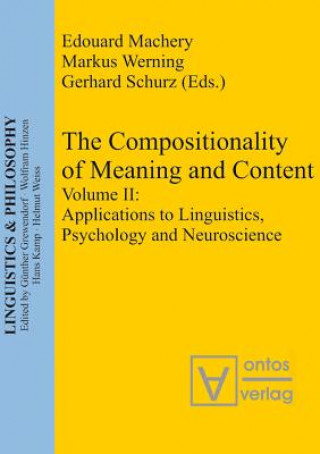 Könyv Applications to Linguistics, Psychology and Neuroscience Markus Werning