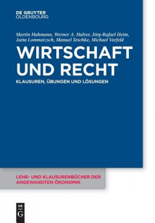 Книга Wirtschaft und Recht Martin Hahmann