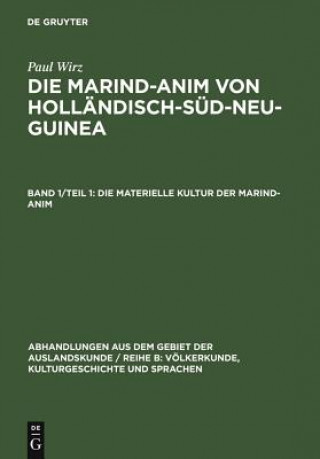 Knjiga materielle Kultur der Marind-anim Paul Wirz