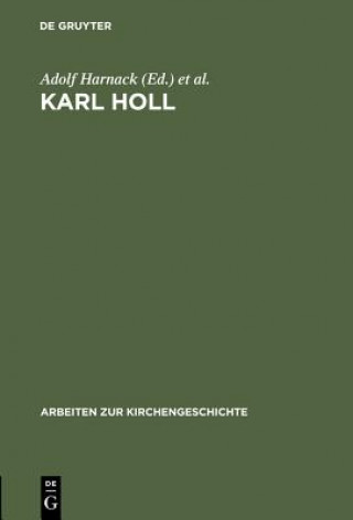 Kniha Karl Holl Adolf Harnack