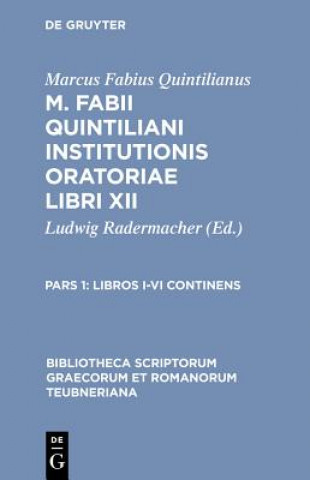 Knjiga Libros I-VI Continens Ludwig Radermacher