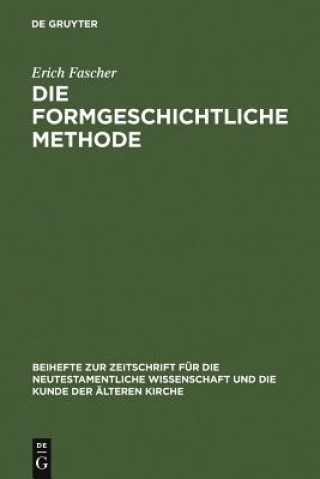 Книга formgeschichtliche Methode Erich Fascher