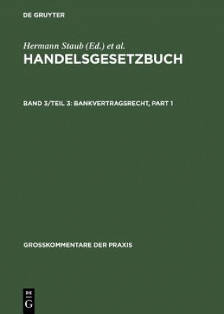 Kniha Bankvertragsrecht Hermann Staub