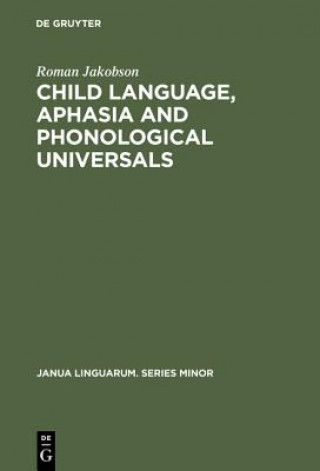 Kniha Child Language, Aphasia and Phonological Universals Roman Jakobson