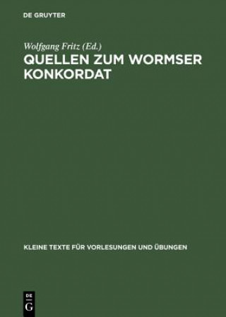Книга Quellen zum Wormser Konkordat Wolfgang Fritz