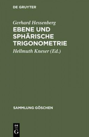 Carte Ebene und spharische Trigonometrie Gerhard Hessenberg