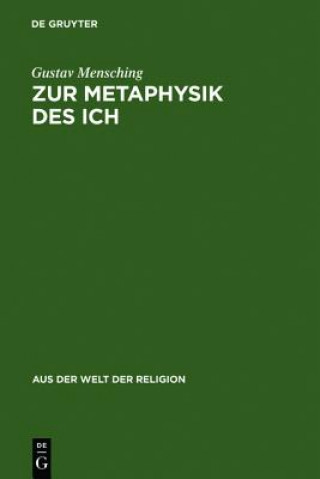 Carte Zur Metaphysik Des Ich Gustav Mensching