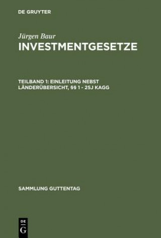 Kniha Einleitung Nebst Landerubersicht,  1 - 25j Kagg Jürgen Baur