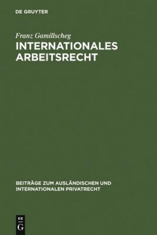 Книга Internationales Arbeitsrecht Franz Gamillscheg