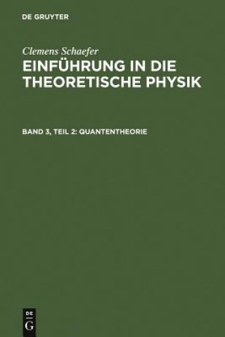 Kniha Quantentheorie Clemens Schaefer