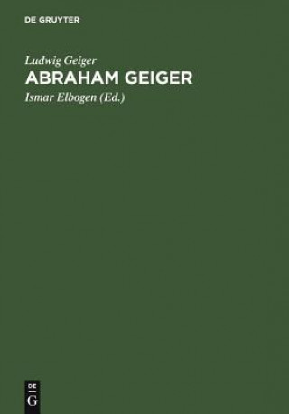 Livro Abraham Geiger Ludwig Geiger