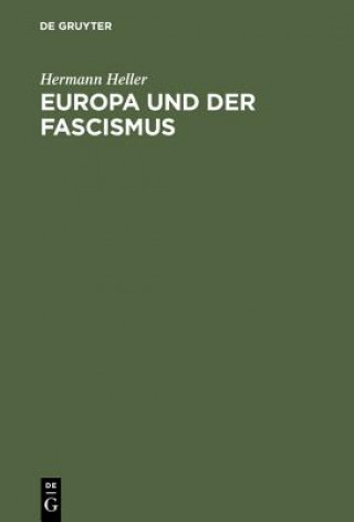 Книга Europa Und Der Fascismus Hermann Heller