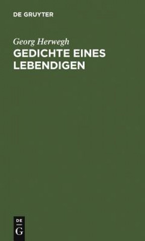 Knjiga Gedichte eines Lebendigen Georg Herwegh