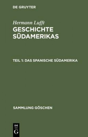 Knjiga spanische Sudamerika Hermann Lufft