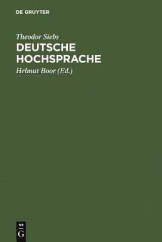 Книга Deutsche Hochsprache Theodor Siebs