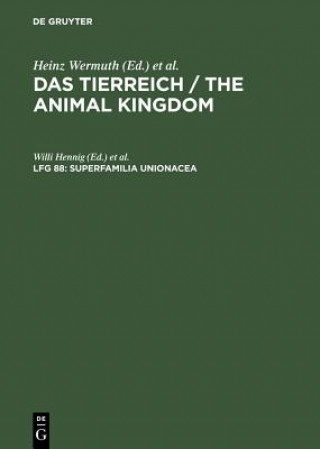 Kniha Superfamilia Unionacea Deutsche Zoologische Gesellschaft