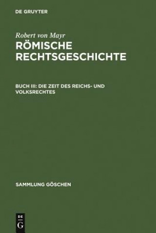 Könyv Zeit des Reichs- und Volksrechtes Robert von Mayr
