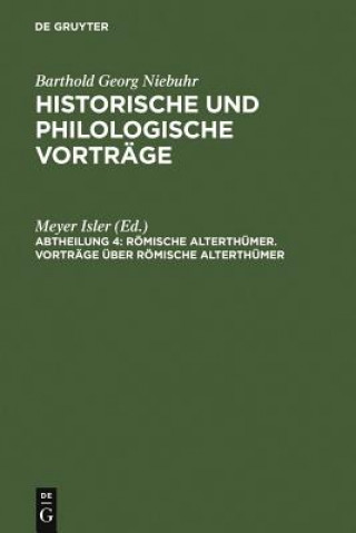 Book Vortrage uber roemische Alterthumer Meyer Isler