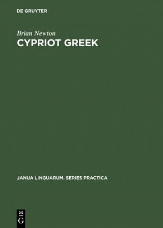 Kniha Cypriot Greek Brian Newton