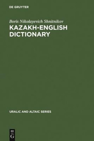 Carte Kazakh-English dictionary Boris Nikolayevich Shnitnikov