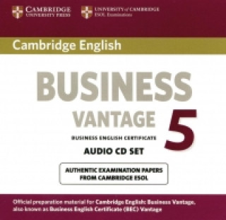 Hanganyagok Cambridge BEC Vantage 5 Audio-CDs (2) 