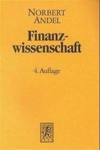 Kniha Finanzwissenschaft Norbert Andel