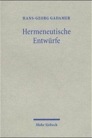 Книга Hermeneutische Entwurfe Hans G. Gadamer