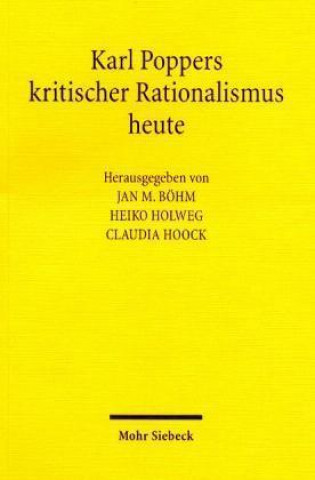 Knjiga Karl Poppers kritischer Rationalismus heute Jan M. Böhm