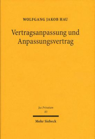 Carte Vertragsanpassung und Anpassungsvertrag Wolfgang Hau