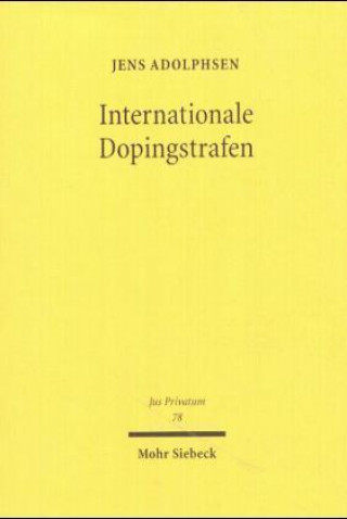 Könyv Internationale Dopingstrafen Jens Adolphsen