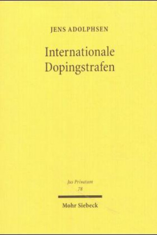 Knjiga Internationale Dopingstrafen Jens Adolphsen