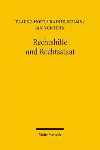 Kniha Rechtshilfe und Rechtsstaat Klaus J. Hopt