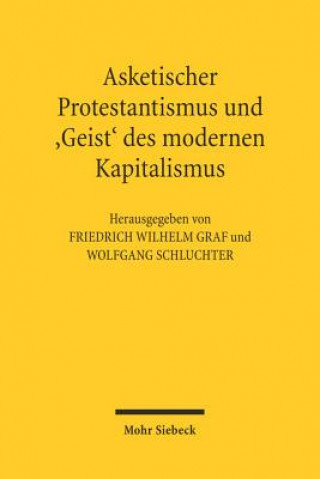 Książka Asketischer Protestantismus und der 'Geist' des modernen Kapitalismus Wolfgang Schluchter