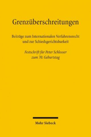 Kniha Grenzuberschreitungen Birgit Bachmann