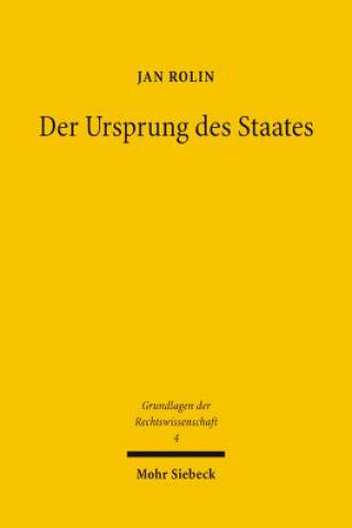 Kniha Der Ursprung des Staates Jan Rolin