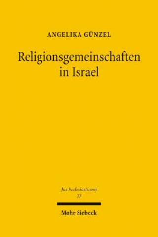 Knjiga Religionsgemeinschaften in Israel Angelika Günzel