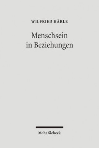 Kniha Menschsein in Beziehungen Wilfried Härle