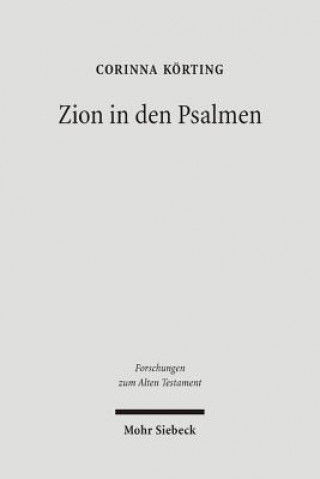 Kniha Zion in den Psalmen Corinna Körting