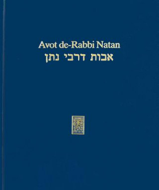 Könyv Avot de-Rabbi Natan Hans J. Becker