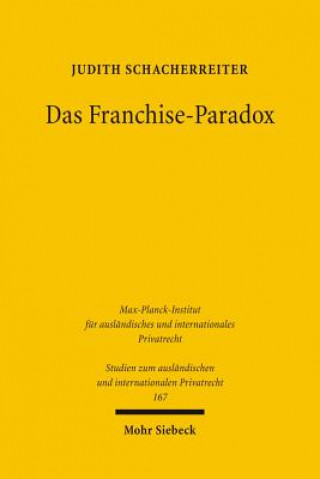 Kniha Das Franchise-Paradox Judith Schacherreiter