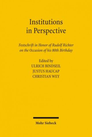 Buch Institutions in Perspective Ulrich Bindseil