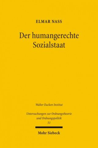 Buch Der humangerechte Sozialstaat Elmar Nass