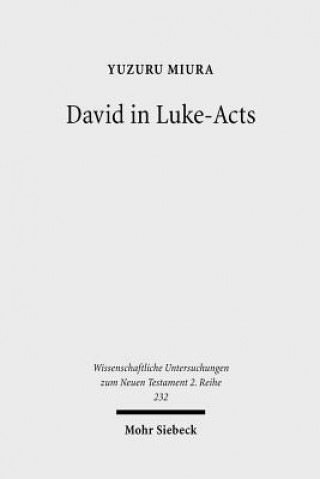 Könyv David in Luke-Acts Yuzuru Miura