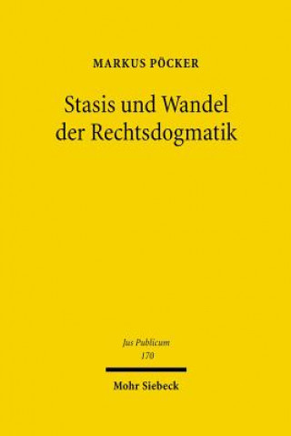 Buch Stasis und Wandel der Rechtsdogmatik Markus Pöcker