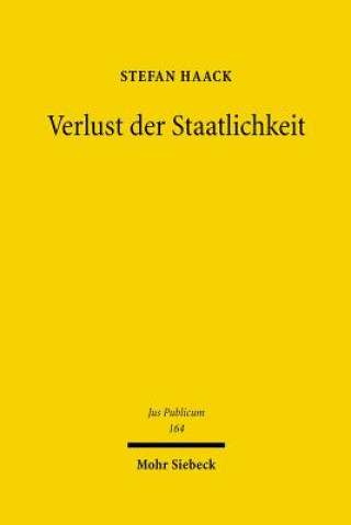 Könyv Verlust der Staatlichkeit Stefan Haack