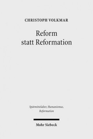 Carte Reform statt Reformation Christoph Volkmar